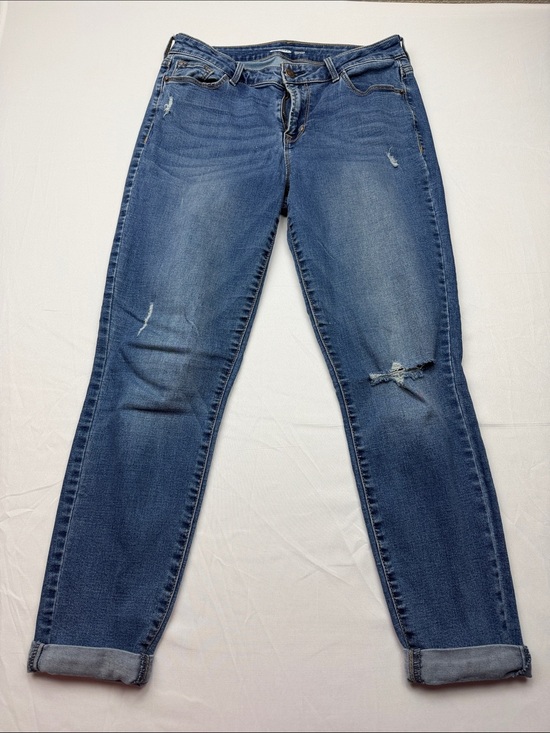 Old Navy Denim - Old Navy Womens Blue Skinny Distressed Jeans